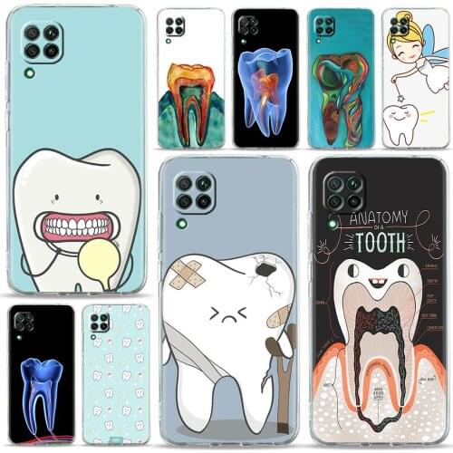 Dentist Teeth Tooth Phone Case coque for Huawei P20 P30 P40 Pro+ P10 P20 P30 Lite P Smart Plus case