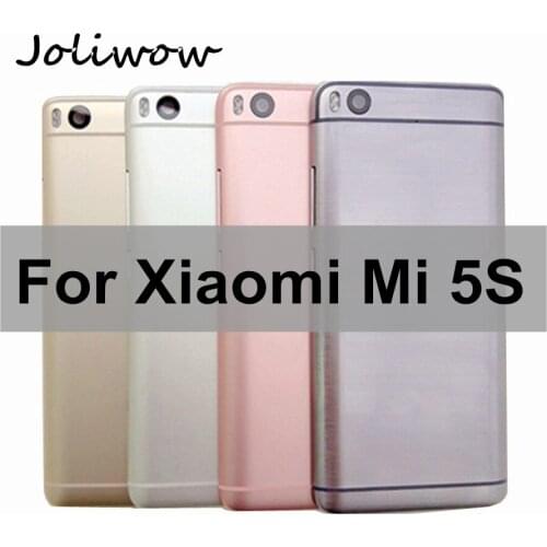 For Xiaomi 5S M5S Mi5S mi 5S Back battery Cover case+flash+ Power Voluem Button for Xiaomi 5S MI5S Rear Housing Door