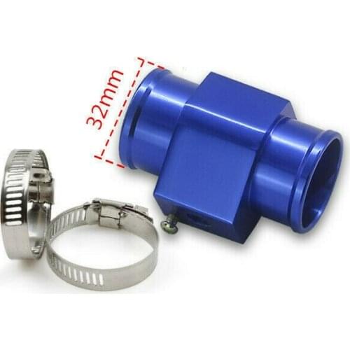 Water Temp Gauge Radiator Temperature Water Temp Joint Pipe Sensor Hose Adapter +CLAMP (28mm/30mm/32mm/34mm/36mm/38mm/40mm)