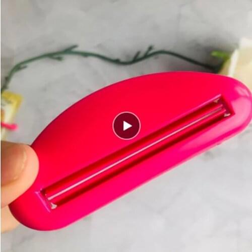 Tube Dispenser Toothpaste Cream Squeeze Dispenser Tube Rolling Holder Squeezer Rolling Bathroom Extract Bathroom Accessories