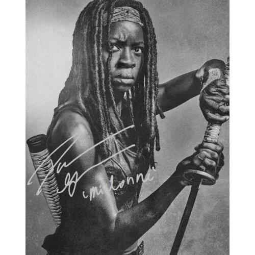 DANAI GURIRA THE WALKING DEAD SIGNED Art Film Print Silk Poster Home Wall Decor 24x36inch