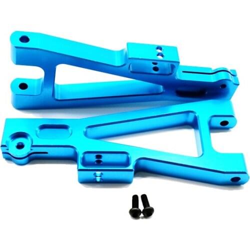 JLB Racing 1/10 4WD Cheetah Upgrade metal RC Car Parts Blue Wheels Joint, Suspension Arms , Shock , Steering Block , Steer Link