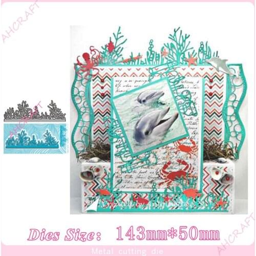 Summer Seaweed lace Metal Cutting Dies for diy Scrapbooking Photo Album Decorative Embossing PaperCard Crafts Die2020