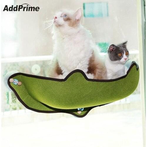 Cat Hammock Bed with Cushion Mount Window Cat Lounger Suction Cups Warm Seat Bed Pet Cat Rest House Sunny Bed Soft Ferret Cage