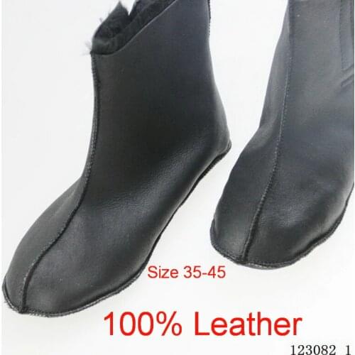 5 colors Khuff Winter warm sheepskin fur one Muslim men socks and women worship socks Islamic mens socks 123082