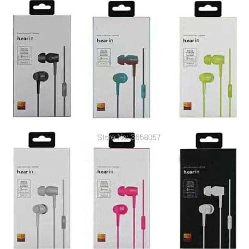 EX750 Earphone In-ear Stereo Headset Wired Headphone Handsfree Remote Mic Earbuds For iPhone Samsung Sony 3.5mm Jack with Packag