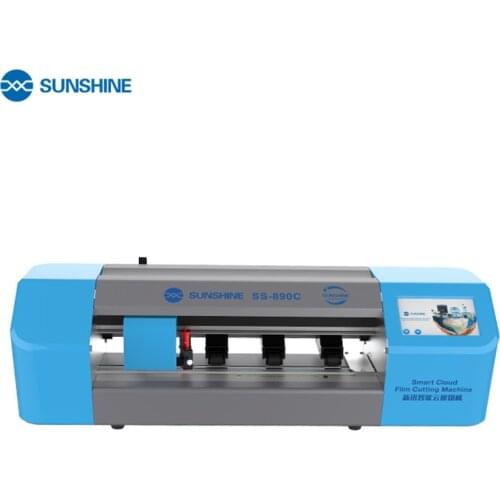 New SS-890C Sunshine Auto Film Cutting Machine Mobile Phone Tablet Front Glass Back Cover Protect Film Cut Tool Protective Tape