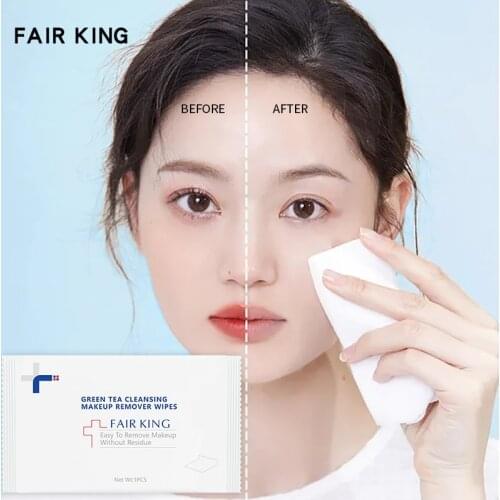 FAIR KING Disposable Makeup Remover Wipes Gentle Minerals Deep Cleansing Portable Individually Packed Makeup Remover Wipes TSLM2