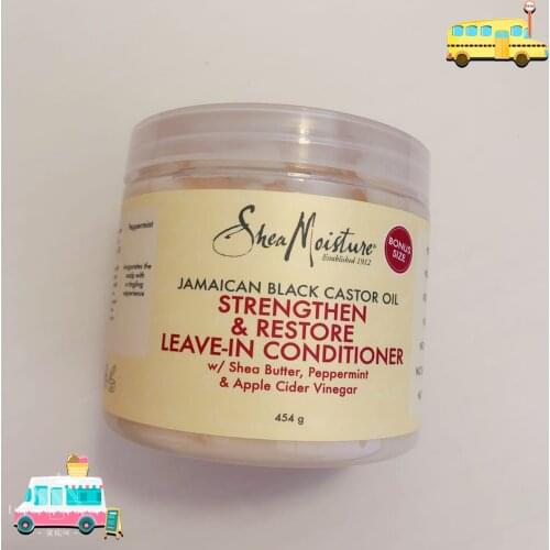 Original Shea Moisture Strengthen&Restore Leave-in Conditioner Natural Shea Butter Jamaica Black Castor Oil Anti Breaking 454g