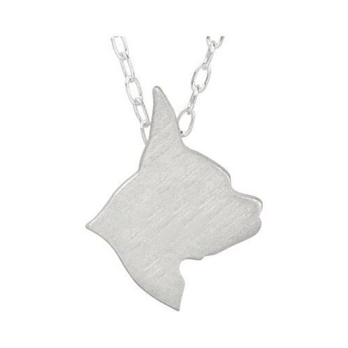 Boston Terrier necklace, Boston Terrier charm Plating silver Gold dog necklace, custom dog jewelry, dog charm pet memorial