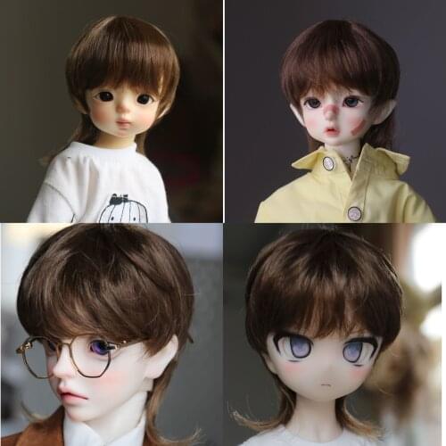 1/6 Doll Wig For Doll accessories BJD/SD Handmade customization cute doll wig