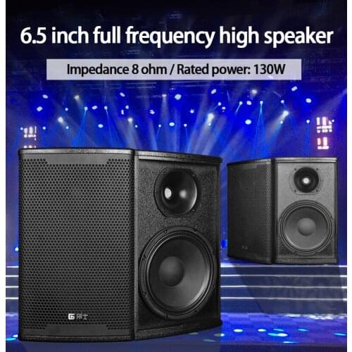 KYYSLB 8ohm 130W KP606 Stage Performance Speaker Full Frequency High Power 6.5 Inch KTV Bar Dance Room Conference Audio
