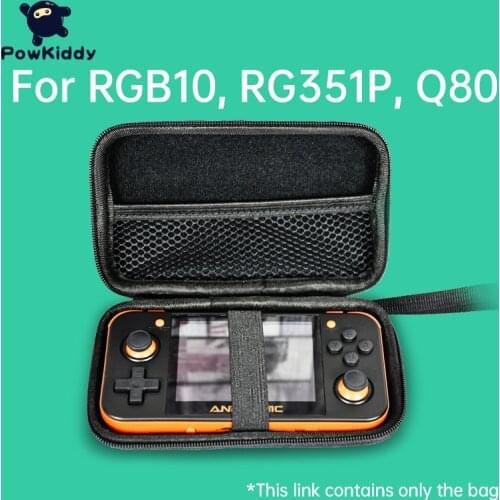 Powkiddy RGB10 RG351P Q80 Q50 Portable Handheld Retro Game Bag For Retro Game Console RG350 Game Device Multi Function Game Pack