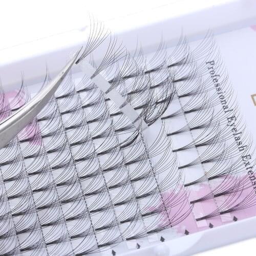 12Rows/Case Professional Makeup Individual Cluster EyeLashes Grafting Fake False Eyelashes eyelash extension individual eyelash