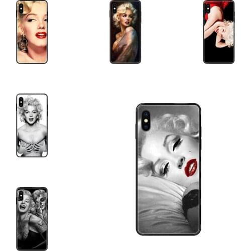 Sexy Woman Marilyn Monroe Tattooed Quote For Huawei Honor Mate Play V10 View 10 20 20X 30 Lite Pro Y3 Y5 Y9 Nova 3 3i Pro Black