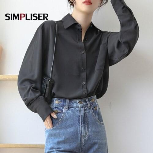 Блузки на пуговицах Simpliser China At AliExpress