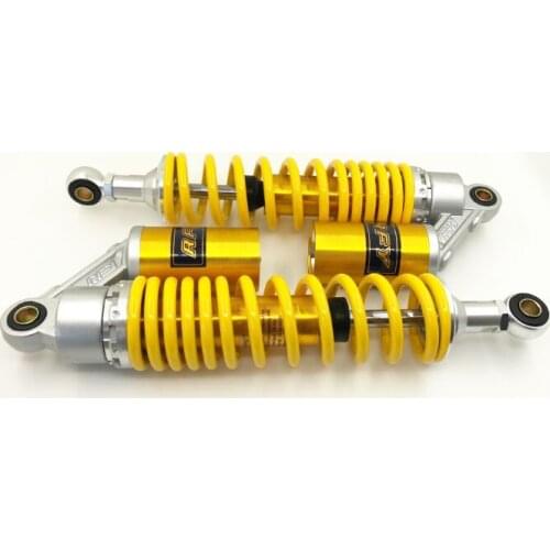 Universal 13.5 "340mm 8mm Spring Motorcycle Rear Shock absorber for Honda Yamaha VMAX GN400 cb400 cb500 ATV yellow
