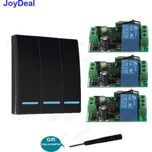 433Mhz Universal 86 Type Intelligent Wireless Remote Control Switch AC 110V 220V Smart Home Wall Panel Stickers bedroom Lamp DIY