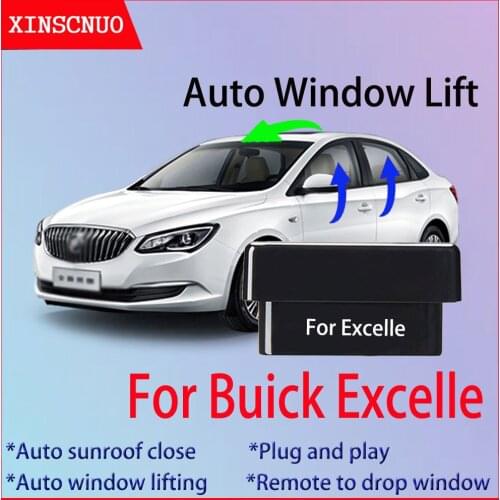 Car OBD Window Closer For Buick Excelle 2009-2014 Auto Lift Device Remote Control Close Open Pause Windows plug and play