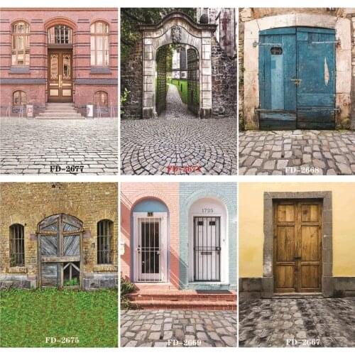 ZHISUXI Vinyl Custom Photography Backdrops Prop outdoor+Brick wall Theme Photography Background #0071