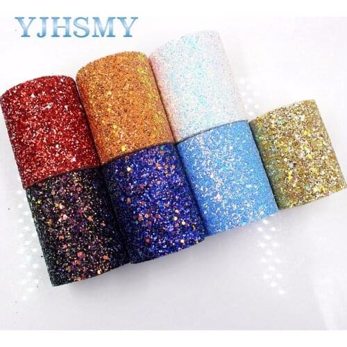 YJHSMY G-18930-1304,75mm,2yards Colorful Flash sheet Ribbons,Wedding decoration,Garment accessories, DIY handmade materials