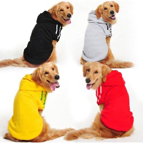Winter Warm Large Dog Clothes Dog Hoodie Coat Sweater for Large dogs Pet Clothes Golden Retriever Labrador Alaskan