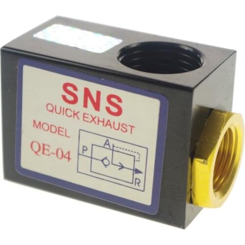 1 x Pneumatic G 1/2" Inlet Port Air Quick Exhaust Valve Aluminum QE-04
