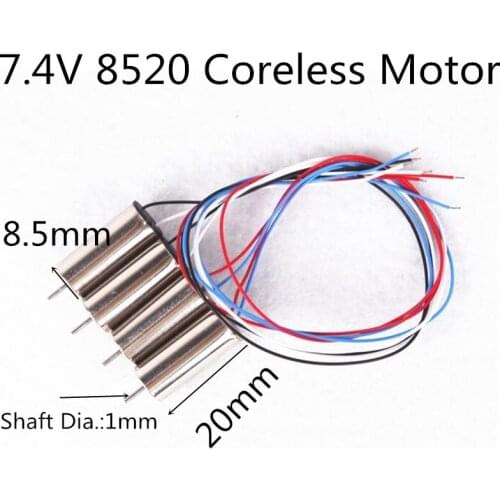 4pcs FPV RC Drone Motor 7.4V 8520 2S Coreless Motor CW CCW for DIY QAV QX100 QX80 QX95 QX110 F182 F183 H8C Frame