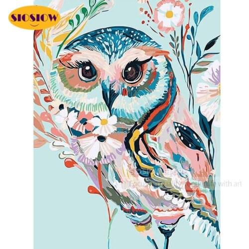 5d Diy Full Drilling Diamond Painting Owls Diamond Embroidery Owl Rhinestone Cross Stitch Kit Animal Picture Mosaic Handmade Art