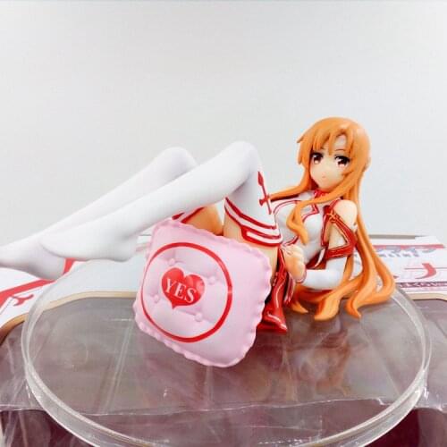 Anime Sword Art Online SAO Asuna 1/8 Scale Pre-painted PVC Action Figure Collection Model Kids Toys Doll 16cm