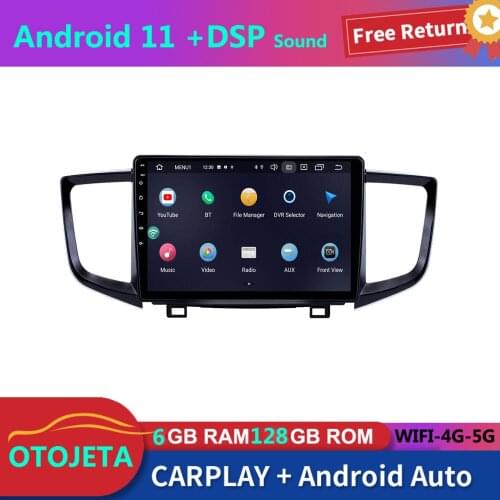 For HONDA PILOT 2016 2018 Car Radio Stereo GPS Navigator 6GB Ram 128GB Rom Autoradio 2Din Android 10 Bluetooth Multimedia Player