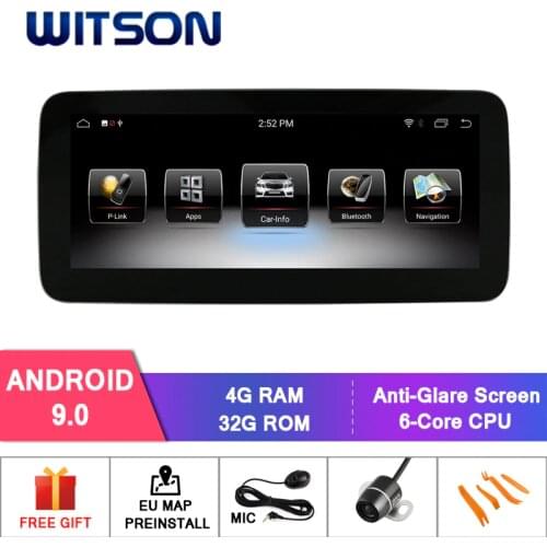 WITSON Android 9.0 10.25'' big screen Android 7.1 CAR MULTIMEDIA for BENZ A-Class W176 A160 A180 A200 A200 A250 A260 A45 NTG4.5