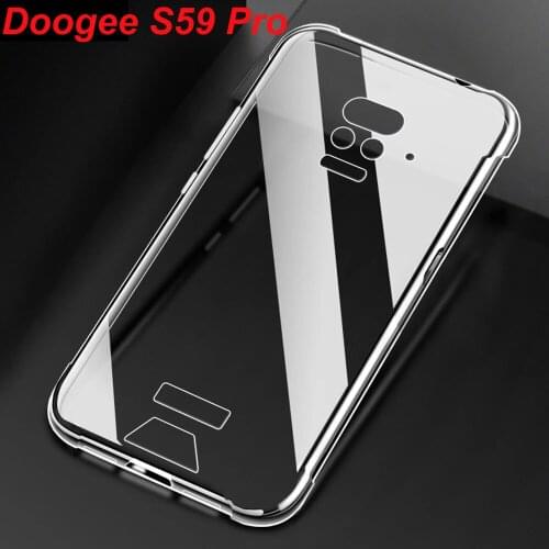 For Doogee S59 Pro Case Silicone Back Cover Soft TPU Matte Telefone Protector Shell Funda For Doogee S59 Glass Capa Coque Bumper