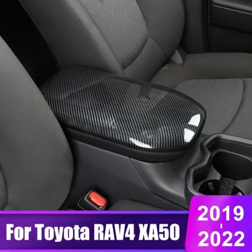 For Toyota RAV4 2019 2020 2021 RAV 4 XA50 Car Interior Armrests Storage Box Mats Dust-proof Cushion Cover Protector Waterproof