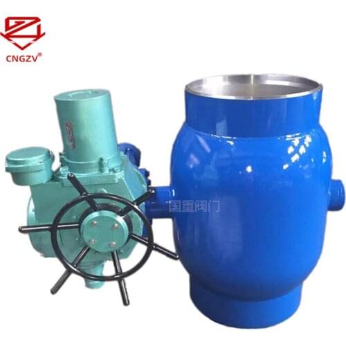 CNGZV Electrical Power-driven Welding Ball Valve Heating pipe Solenoid Valve