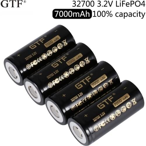 Gtf 3.2 v 32700 7000mah lifepo4 Maximum Rechargeable Battery High Power Continuous Discharge Battery for Backup Power Flashlight