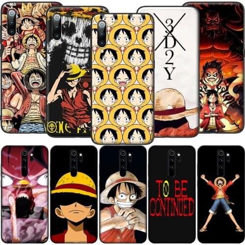 GX164 One Piece Luffy Soft Silicone Case for Redmi Note 4X 5 5A Prime 6 6A 7 7A 8 8A 8T 9 9A 9C 9S Pro Lite