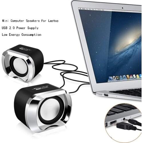 Computer Speaker USB Wired Laptop Mini Desktop Stereo Subwoofer 3.5mm Audio Jack Can Be Connected To Mobile Phone