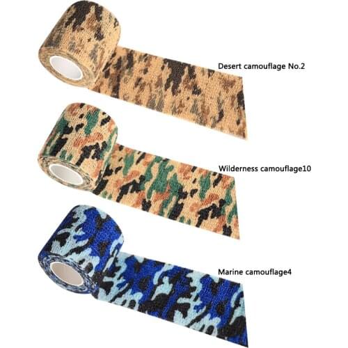 Multi-functional MTB Bicycle Hunting Camouflage Sticker Bike Front Fork Frame Protector Tape Non-woven Self-adhesive Tape