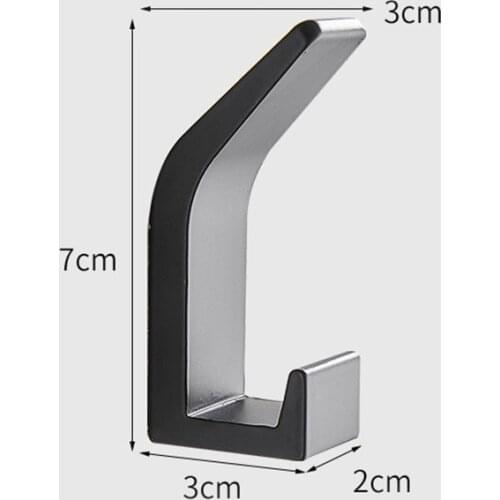 Alloy Wall Mounted Hook Durable Rust Resistant Wear Resistant Long Lasting Easy Operation for Bathroom Entrance B99