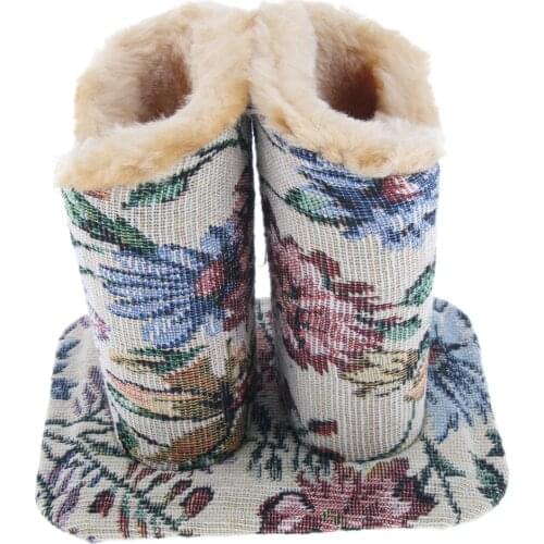 Anti-Scratch Cotton Double Head Upright Desktop Case Plush Lined Eyeglasses Holder Stand Pen Holder for Desk Nightstand Table