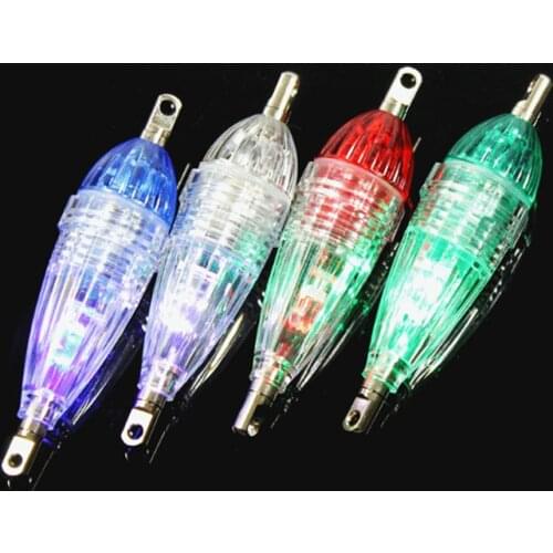 Waterproof Fishing Float Mini LED Deep Drop Underwater Fishing Squid Fish Lure Light Flashing Lamp 5 Colors