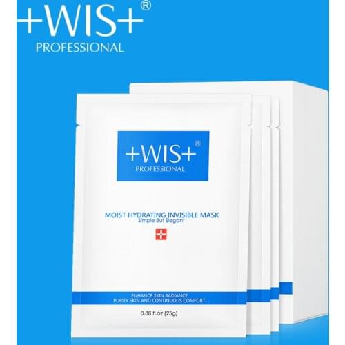 WIS Moist Hydrating Invisible Mask Oil Control Deep Moisturizing Natural Ance Care Brightening Skin Facial Sheet Mask