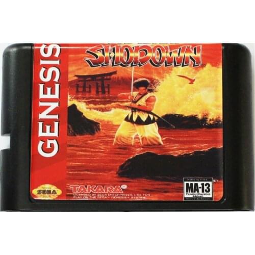 Samurai Shodown 16 bit MD Game Card For Sega Mega Drive For SEGA Genesis