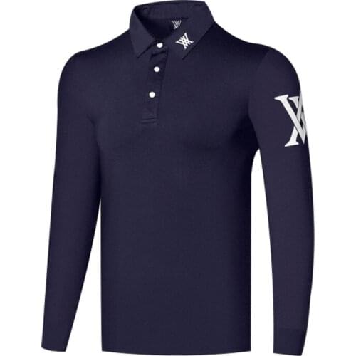 2021 autumn golf clothing mens long sleeve T-shirt outdoor leisure sports tsweat absorbing and breathable golf clothi