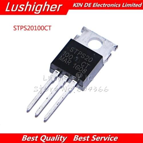 5pcs STPS20100CT STPS20S100CT TO220 STPS20100 TO-220