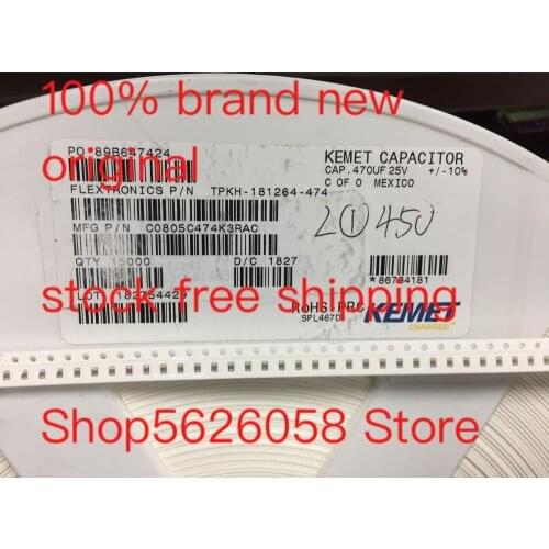 C0805C474K3RAC 100% new original freeshipping 10PCS-100PCS/LOT