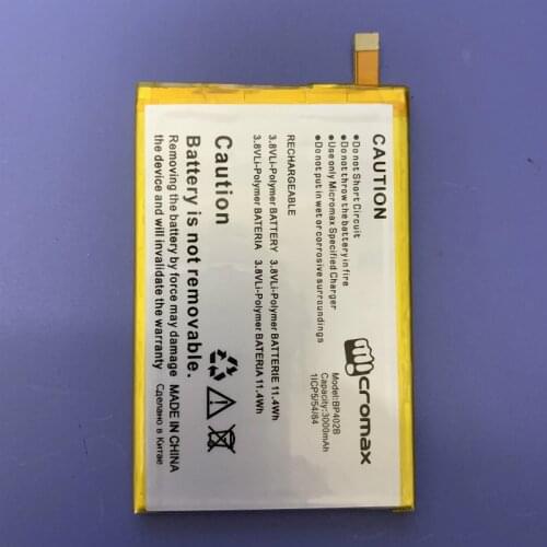 3000mAh battery for Micromax BP402B Canvas Spark 2 Q391 Mobile phone battery