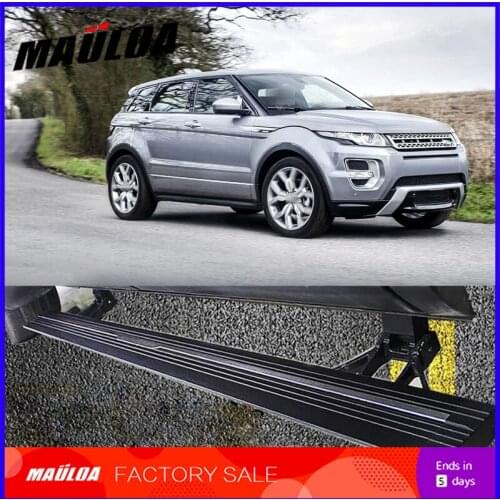 Car Accessories High quality aluminium alloy Automatic scaling Electric pedal side step running board for evoque