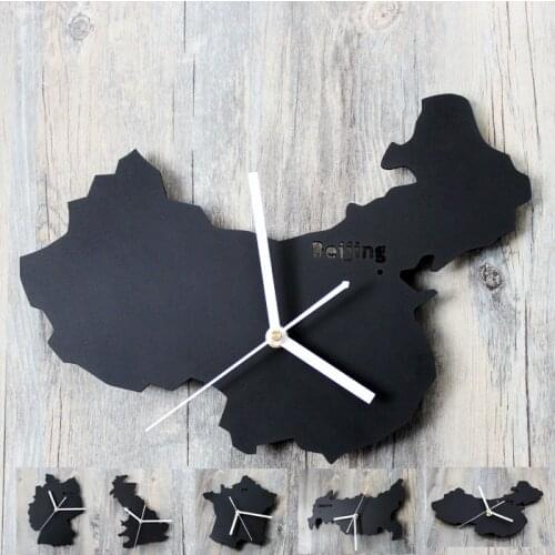 World Map Clocks Home Decoration Wall Country Berlin Paris London Type Clocks Unique Design Map Home Gifts Quartz Clocks Watches